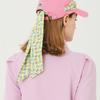 DOYOUKNOWMC ALL SEASON Scarf Ribbon Decoration Soft Type Light Pink Ball Cap