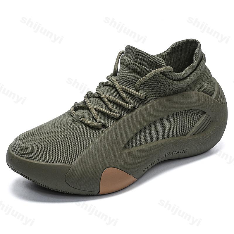 Fashion 2025 Spring Basketball Casual Shoes Men Fashion Trend Wear Resistant Anti Slip Sports Shoes Comfortable Non slip Chunky sneakers