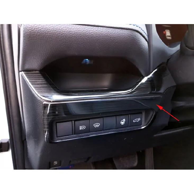for Toyota Rav4 Rav 4 Xa50   Interior Headlight Adjust Button Switch Cover Trim  Metal Garnish Car Accessories 1 Pcs