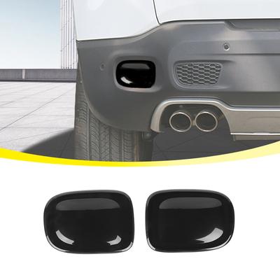 ABS Zadné hmlové svetlo Dekorácia Nálepky Chránič pre Jeep Renegade 2015-2018 Autopríslušenstvo, Smocked Black