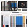 Professional Fine Arts Sketch & Colored Pencils Set - Creative Toolkit for Drawing & Painting