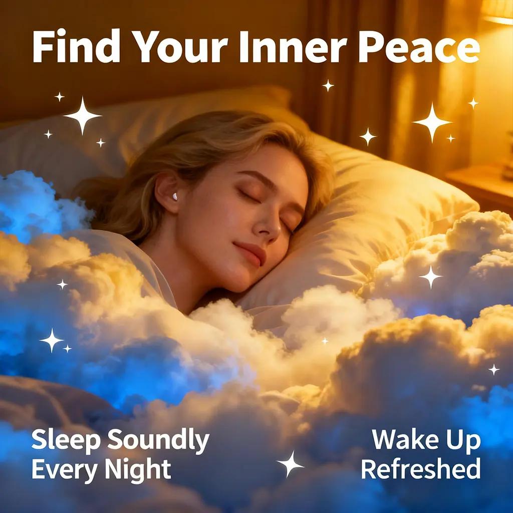 Mini Unsichtbare Bluetooth 5.4 True Wireless Ohrhörer, In-Ear Sport Kopfhörer mit Noise Cancelling, für Gaming & Audio