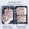 Travel Compression Set: Digital Toiletry, Makeup, Clothes & Shoes Organizer