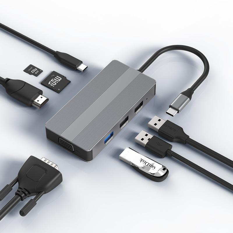USB-C Hub: 4K HDMI, USB 3.0, Card Reader, Dock for Laptop/Tablet