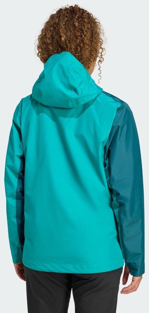 Adidas Terrex Multi 2.5L RAIN.RDY Rain Jacket Mystery Green Pure Teal (JL9822)