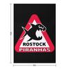 Rostock Piranhas Throw Blanket Loose Luxury Designer Multi-Purpose Fashion Sofas Blankets
