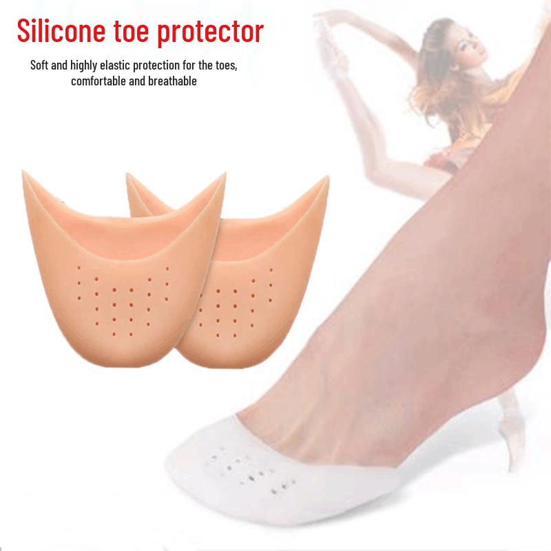 Silicone Toe Protectors: Ballet High Heel Foot Pads with Anti-Wear Forefoot Cushioning