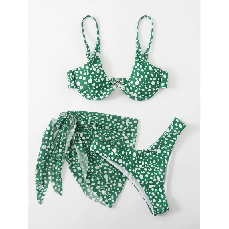 Новый женский купальник бикини с леопардовым принтом, облегающий купальник из двух частей, женский купальник Fas M