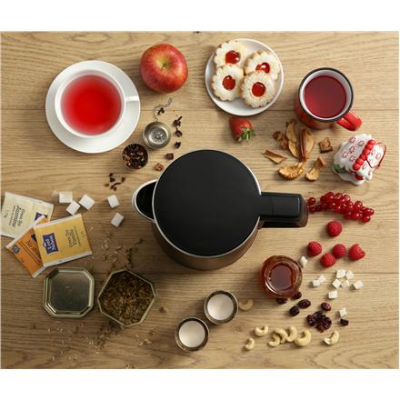 Gorenje | Czajnik | K15DWBK | Elektryczny | 2200 W | 1,5 l | Stal nierdzewna | Obrotowa podstawa 360° | Czarny