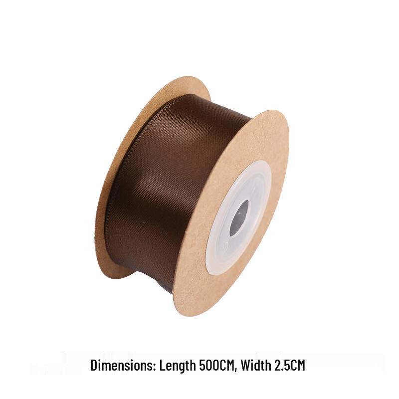 Double-Sided Woven Silk Ribbon for Gift Boxes and Decorations