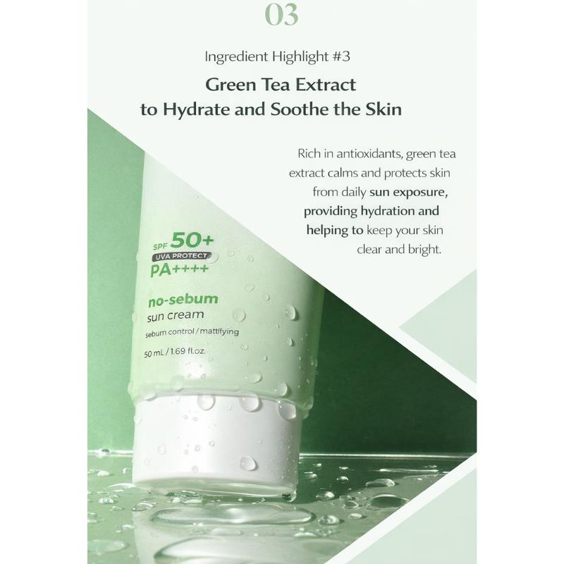 PRETTYSKIN No-Sebum Sun Cream SPF50+ PA++++ 50ml/1.69 Fl.oz