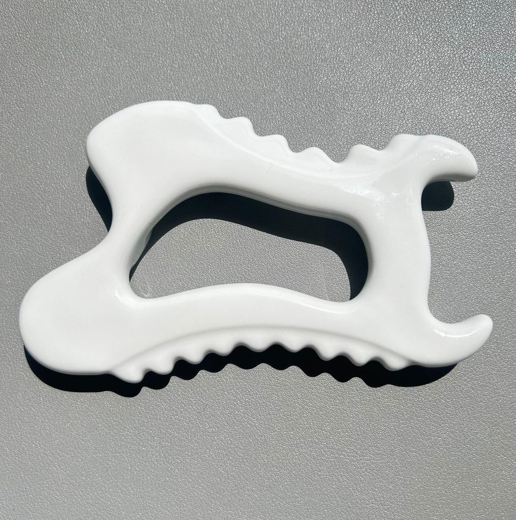 Ceramic Gua Sha Massage Tool for Face & Body Muscle Scraping Tool for Lymphatic Drainage & Fascia Massage Trigger Point Massager