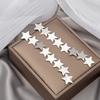 Fashion Round Star Pendant Long Tassel Earrings For Women Girls Simple Style Geometric Shaped Stud Ear Jewelry Party Gifts