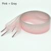 4 cm Widened Gradient Color Organza Shoelaces Chiffen Yarn Bow Wide Laces Trend Beauty White Casual Sneaker Shoes Laces Dropship