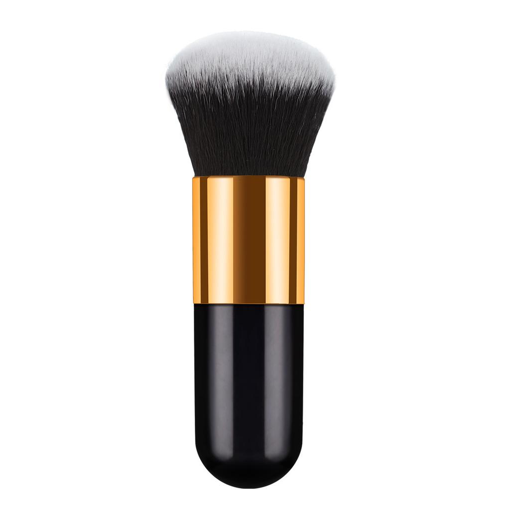 Single small fat pier foundation makeup brush, round head loose powder brush BB cream brush blush brush makeup tool brush