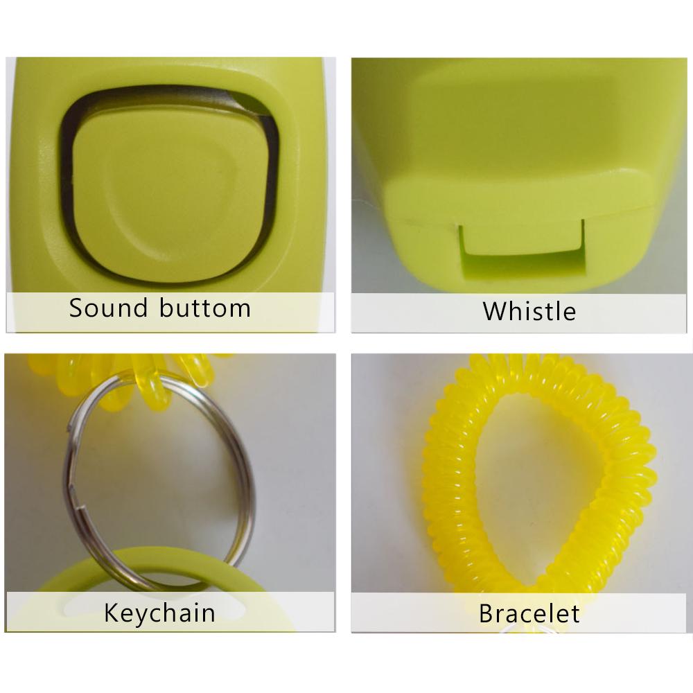 Hondenfluitje Clicker 2 Stuks - 2-in-1 Hondentraining Clicker Met Polsband En Fluit