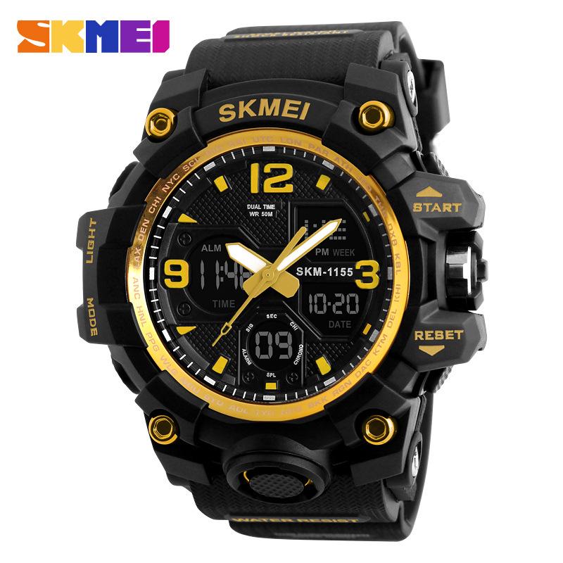 Men's waterproof electronic watch multi-function oversized double display electronic watch outdoor sports watch men