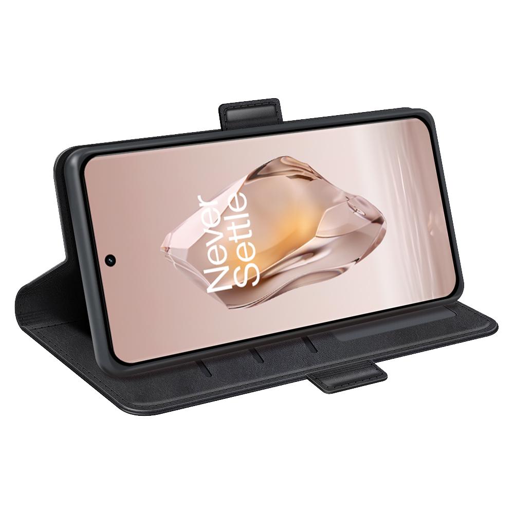 Чехол-кошелек из кожи с двойной магнитной застежкой для OnePlus 12R 5G/Ace 3 5G