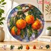 2D Flat Acrylic Puzzle Sunshine Catcher 83pcs, Orange Branch Citrus Theme Sunshine Catcher Puzzle, Home Garden Decor, Suitable for Christmas, Thanksgi