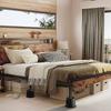 4Pcs/Pack Heavy Duty Black Plastic Adjustable Bed Risers Table Sofa Chair Furniture