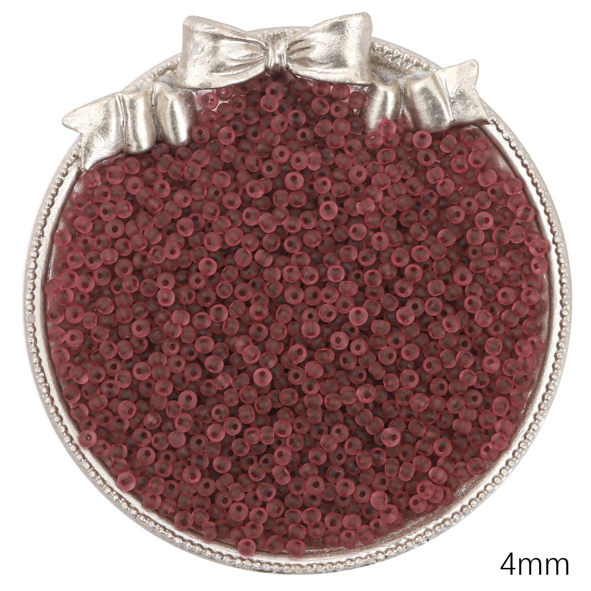 

Прозрачные матовые чешские стеклянные бусины, свободные бусины для изготовления ювелирных изделий своими руками, швейные бусины, аксессуары C34 4mm 100pcs