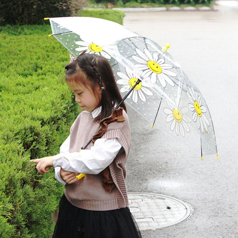 Umbrella Wholesale Cartoon Children's Umbrella Automatic Cute Long Handle Umbrella School Boys and Girls Kindergarten Sunshade Children's Umbrella
