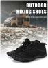 Couples' Winter Warm Five-Finger Non-Slip Waterproof Hiking and Cycling Shoes