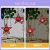 Elegant Retro Iron Five Pointed Star Windproof Candle Holder Moroccan Style Decorative Piece