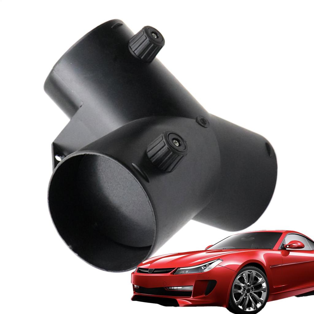 Parkheizungs-Doppelventil-Adapter 75mm Y-Form 3-Wege-Luftkanal-Verteilerstecker Dieselheizungs-Auspuffrohr für LKW