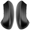 Door Rear View Mirror Cover Left Right Side ABS Black Door Wing Mirror Cover Cap Replacement for Nis