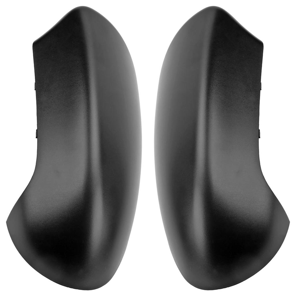 Door Rear View Mirror Cover Left Right Side ABS Black Door Wing Mirror Cover Cap Replacement for Nis