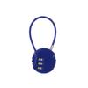 3-Digit Combination Lock Waterproof Padlock Outdoor Mini Wire Rope Combination Lock for Backpacks Trolley Cases Gym Lockers