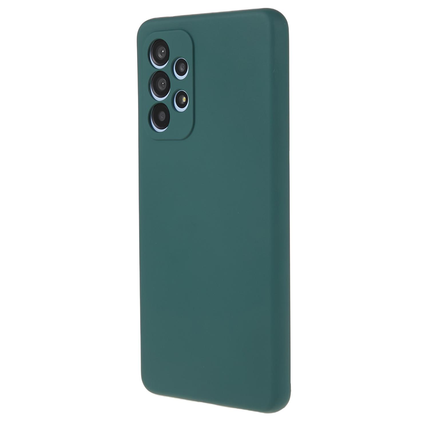 

TPU Phone Case for Samsung Galaxy A33 5G,Rubberized Anti-Slip Cover with Soft Fiber Lining Army Green