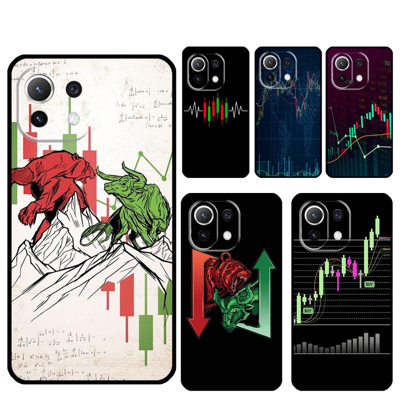 Day Trading Day Trader Cover For Xiaomi 13 14 15 Ultra 11T 12T 13T 14T Pro POCO X7 Pro X3 X5 X6 M6 F5 F6 Pro Case