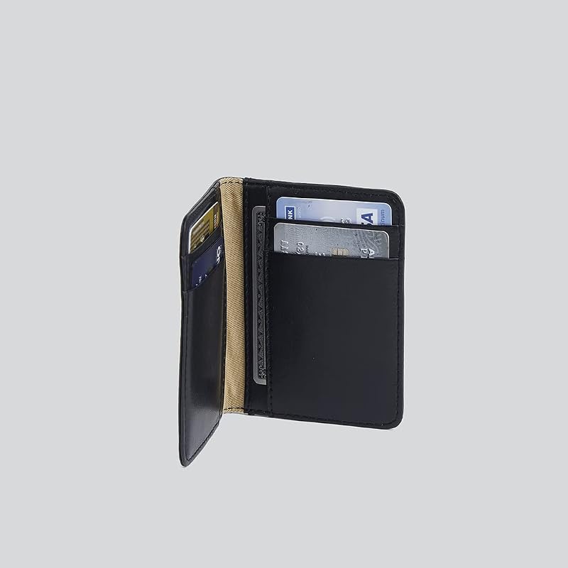 myPAPERCLIP Classic Edition Card Holder Mini Notebook Wallet | 9 Pockets Wallet | Pocket Size Made Of Italian Vegan Leat