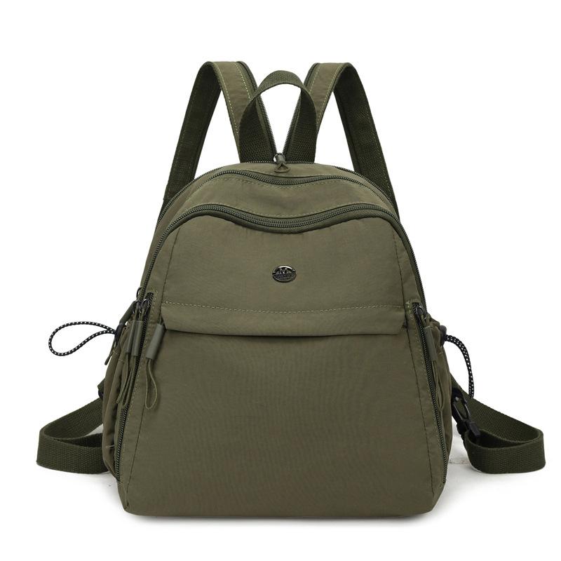 Повседневный и непринужденный стиль Ультралегкий дорожный рюкзак для женщин зелёный