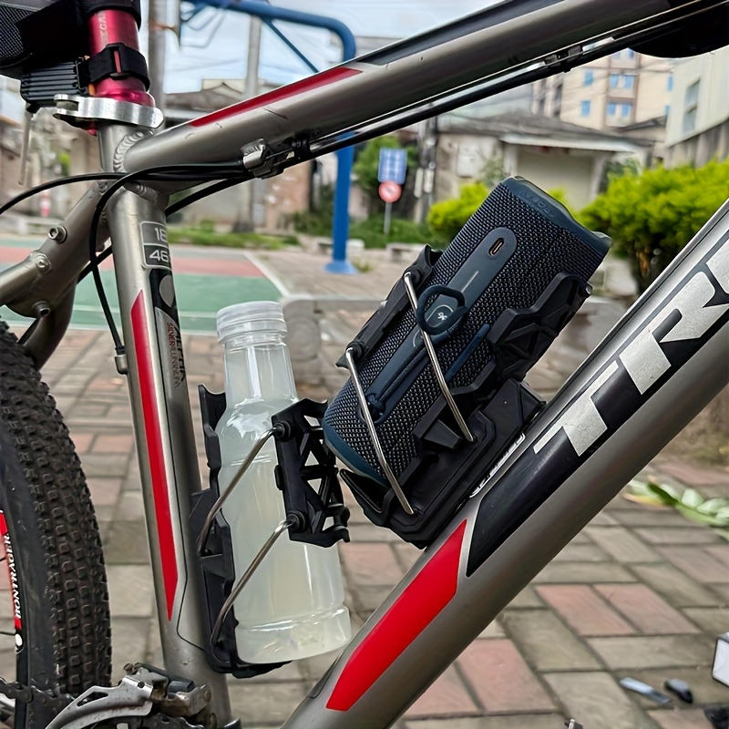 Self Adjusting Cup Holder for Motorcycle Bike Universal Rotatable No-Drilling Cycling Bottle Drink Mount Holder