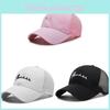 Embroidery Baseball Letter Cap Lightweight Sun Protection Breathable Hat Gift