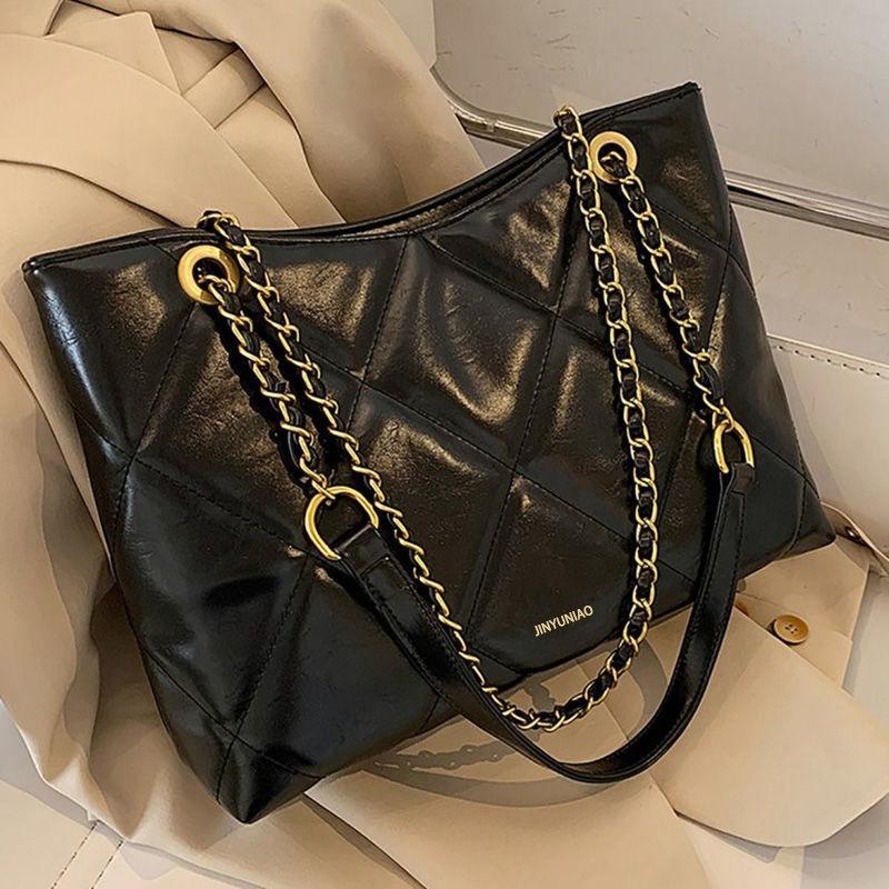 Bag Women's New Light Luxury Women's Diamond Bag Glue Lower Tote Bag Shoulder Bag Crossbody Commuter Women's Bag