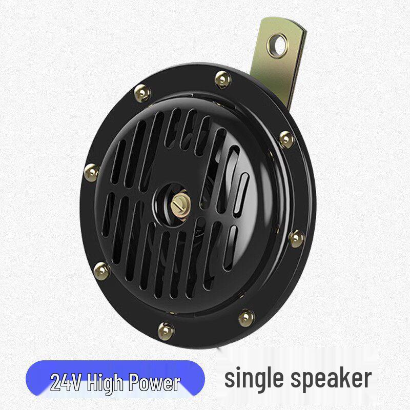 24V/12V Super Loud Waterproof Horn for Excavators, Forklifts, Loaders - Compatible with Sany, Komatsu, Caterpillar, Volvo