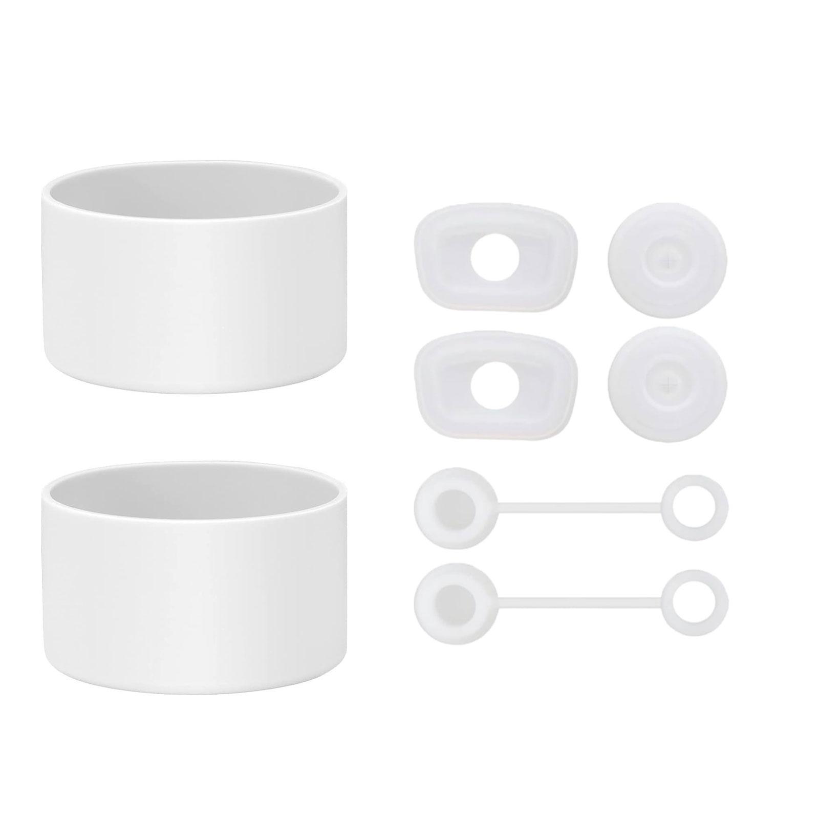 

Silicone Boot Covers Protective Sleeve Straw Cover Water Bottle Boot Silicone Material Straw Plug Suitable for Bottle белый