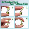 2-10pcs Stress Relief Chain Bicycle Chain Anti-Stress Keychain Hand-Spun Finger Fidget Flip Anxiety Relief Toy