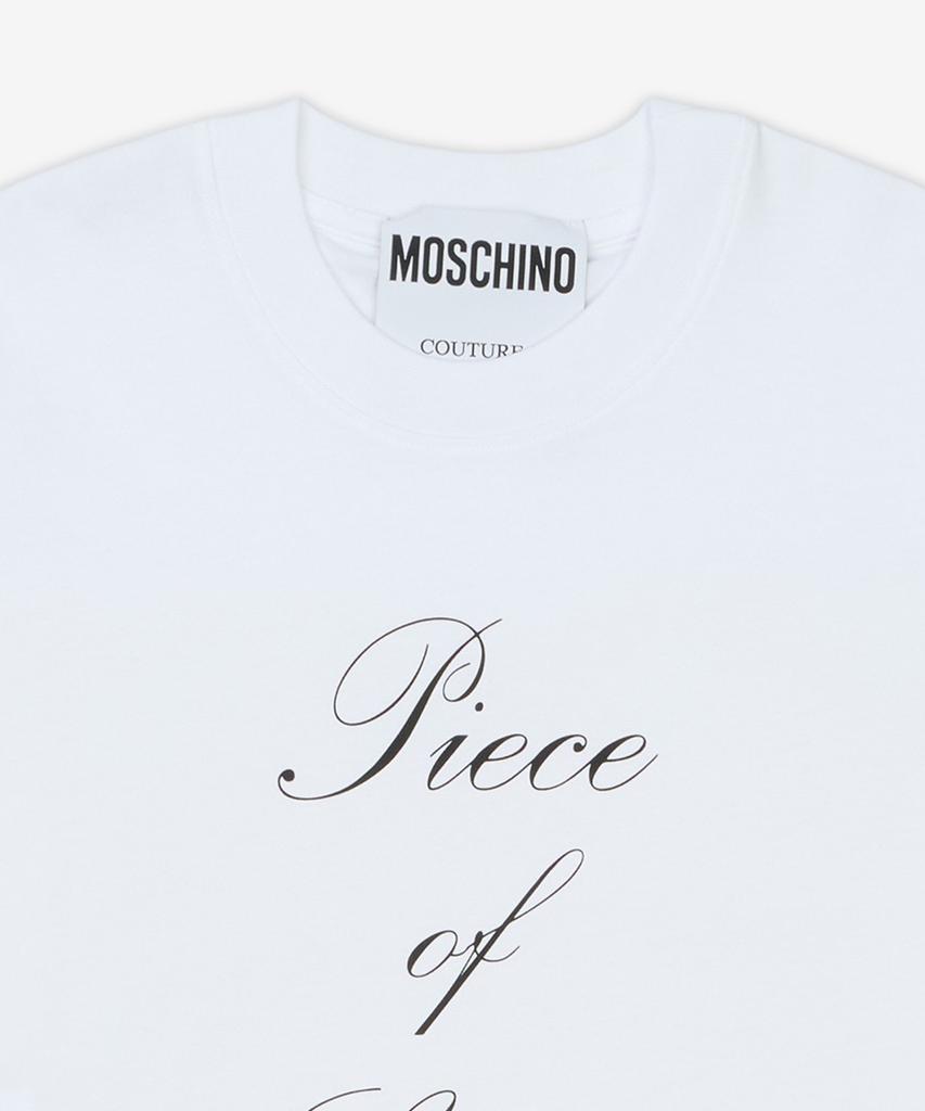 MOSCHINO Piece Of Seat T-Shirt - White / Aef251Dj071704411001