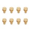 8Pcs 1/24 RC Hex Nut Brass Wear Resistant RC Wheel Lock Nut Replacement for Axial SCX24
