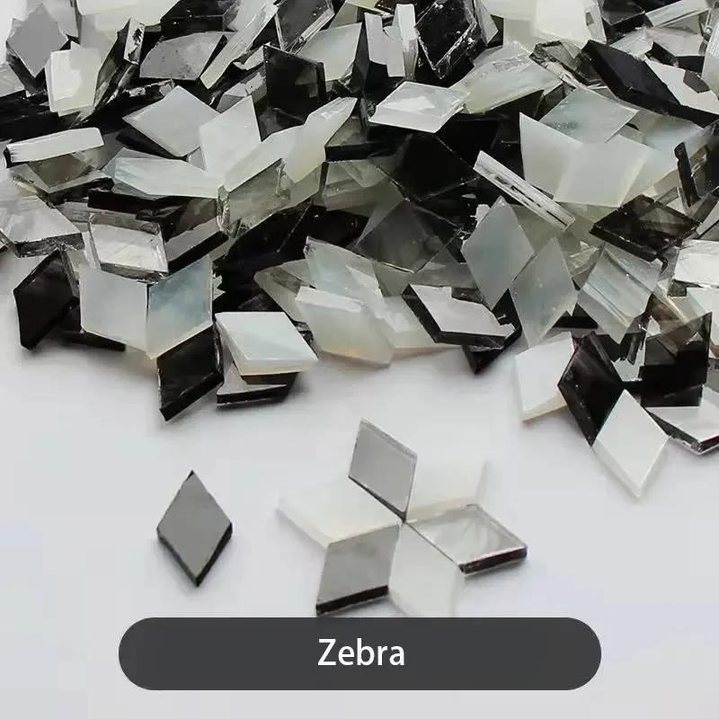 50g Klare Glasmosaiksteine Mehrfarbiges Mosaikstück DIY Mosaikherstellung Steine für Handwerk Hobby Kunst Heim Wanddekoration arte