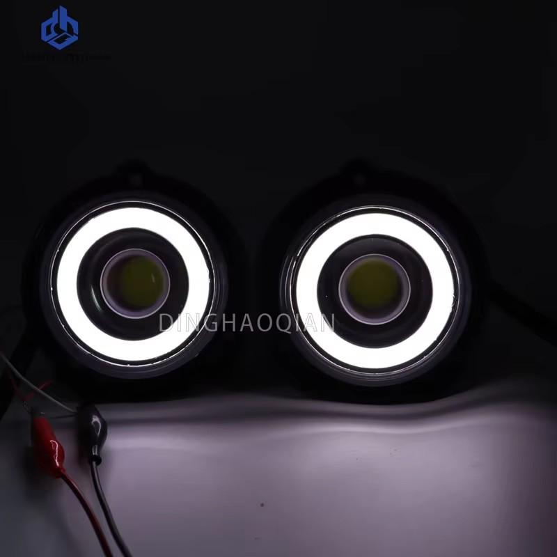 2 Pieces Car Fog Light LED Angel Eye DRL Daytime Running Lamp 12V High Bright For Toyota Avanza 2012 2013 2014 2015 2016-2019