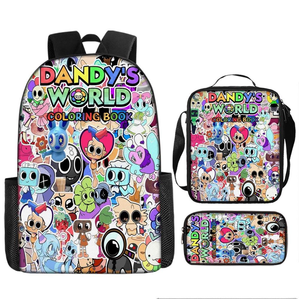 Dandy's World Series Primary School Bag Cute Backpack Three-piece Set