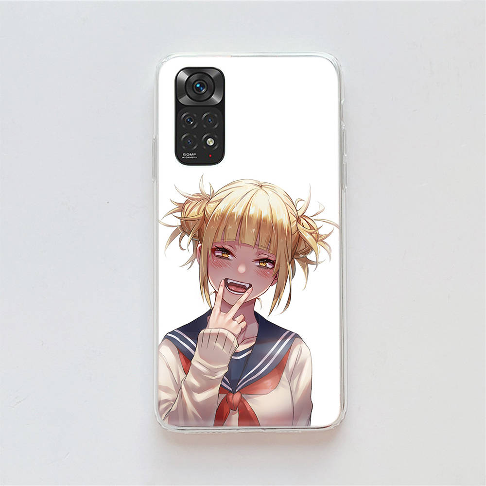 DT3 Hero Academia Toga Case for Samsung A04 A14 A23 A34 A54 M23 M33 M52 M53 Realme 10 9 C30S C35 C55 VIVO Y02S Y21 Y33S Y51 X80 Pro Clear Cover