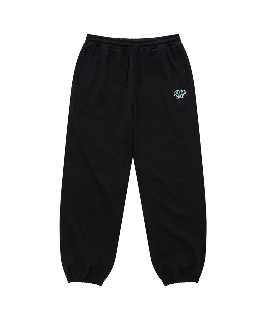 COVERNAT Arch Logo Regular Jogger Sweatpants Black