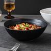 Keramikschale Hotel Hochwertige Große Suppenschale Zuhause Ramen-Schale Japanische Salatschale Kreative Dessertschale Reisschale